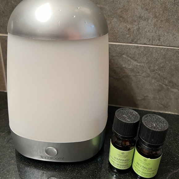 Spa Room diffuser with two oils